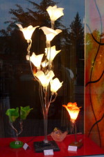 lampe verre acrylique avec tulipes luminaires jl masini à vierzon